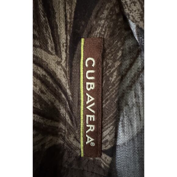 Cubavera Men's Short Sleeve Button-Up Tropical Shirt Latin Caribbean Flair XXL - Picture 8 of 9